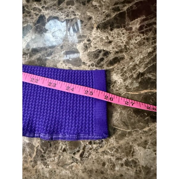 Free People Movement Women’s Purple Long Sleeve Waffle Henley Pullover Size M/L - Picture 8 of 11